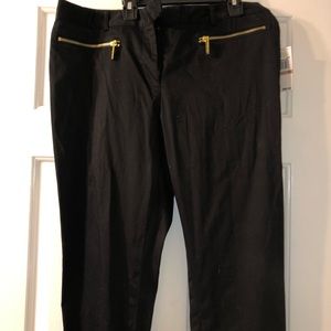 Michael Kors basic black cigarette pant